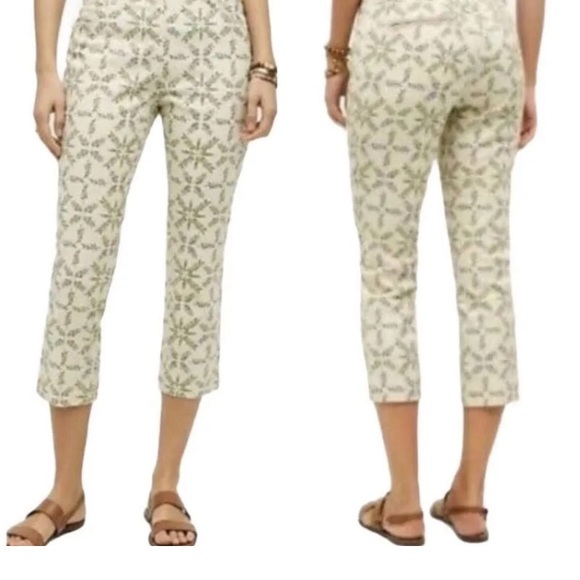 Cartonnier Charlie Trouser capris Size 4 botanical pattern - Picture 4 of 13
